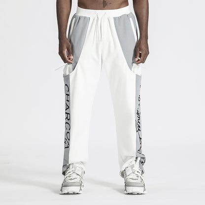 Avant-Garde Warrior Sweatpants With Adjustable Drawstring For men