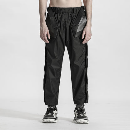 Cyberpunk Aesthetic Warrior joggers With Elastic Waistband For men