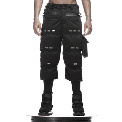 Streetwear Warrior Fleece / Cotton Pants With Lightweight Insulation For men