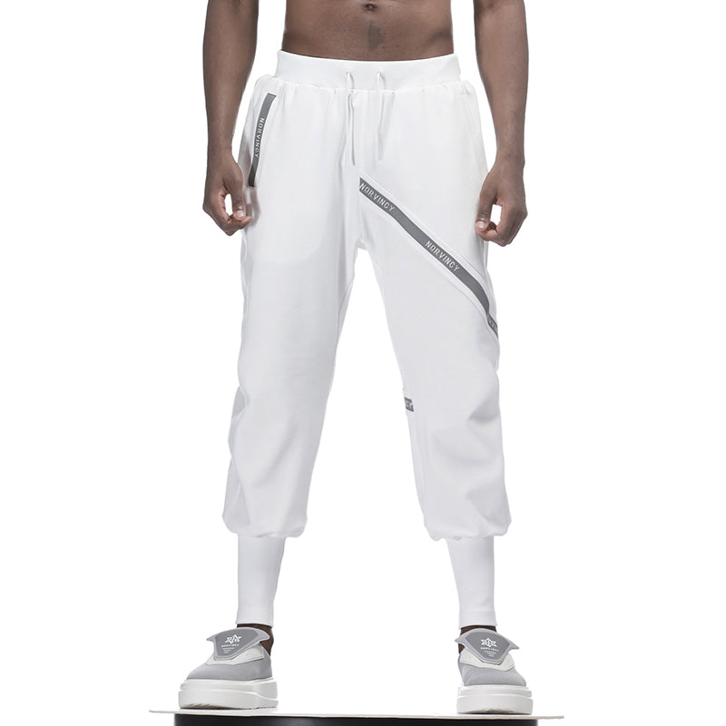 Streetwear Warrior Sweatpants With Elastic Waistband For men