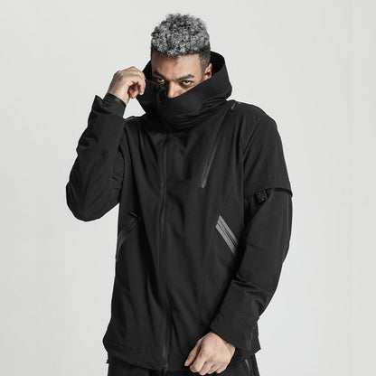 Minimalist Warrior Windbreakers With Two-Way Zipper For men