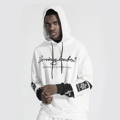 Streetwear Warrior Hoodies & Sweatshirts With Adjustable Drawstring For men