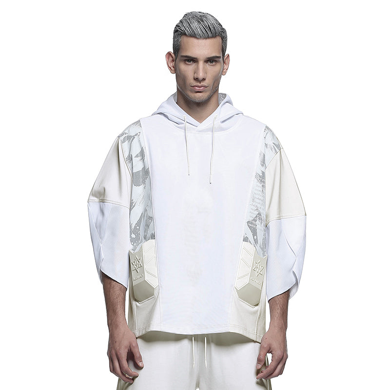 Cyberpunk Aesthetic Warrior Hoodies & Sweatshirts With Multi-Pocket Design For men