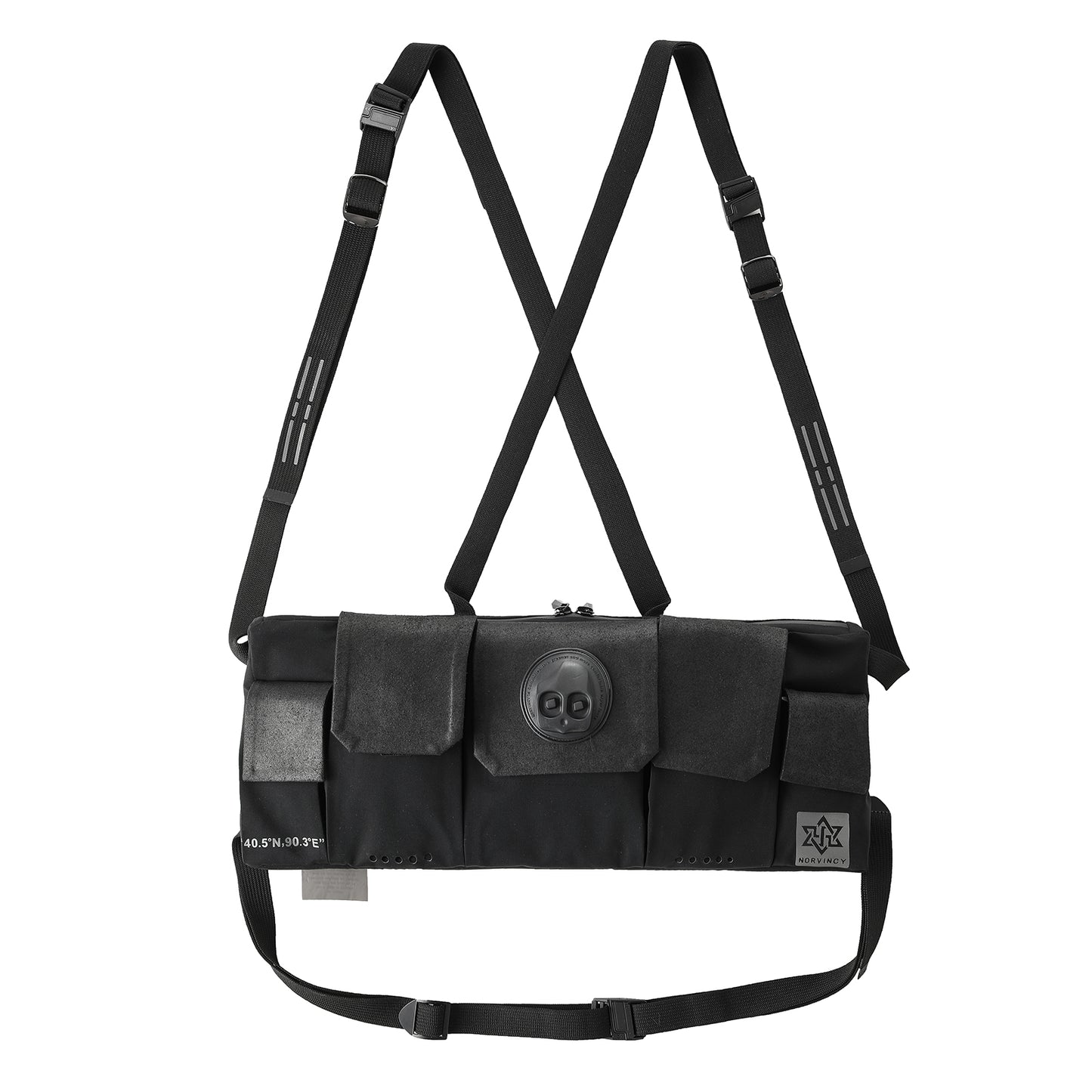 Avant-Garde Warrior Bags (Backpacks & Bags) With Avant-Garde Multi-Pocket Convertible Waist Backpack For men