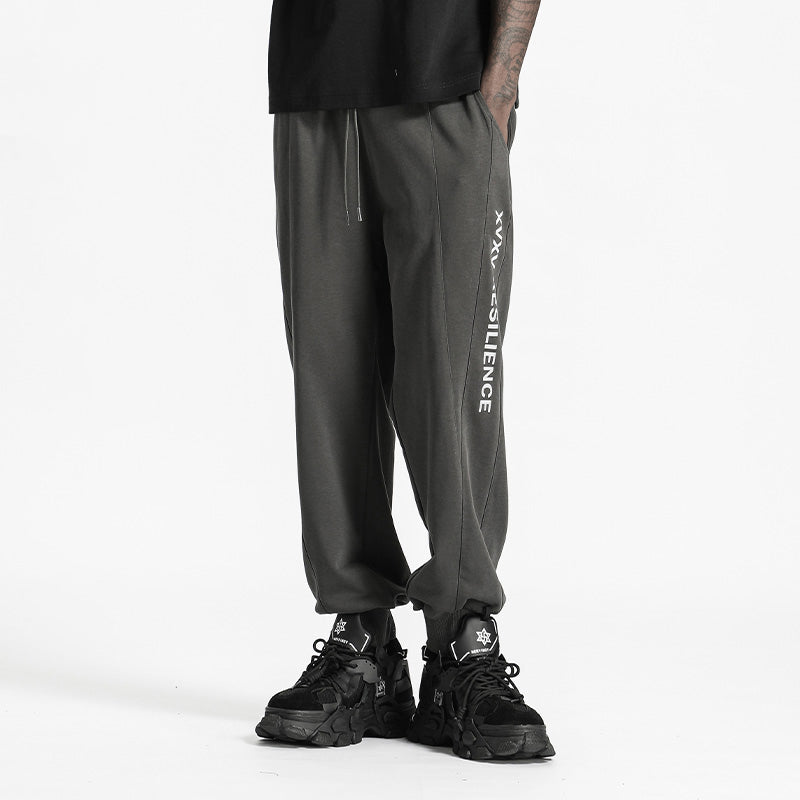 Minimalist Warrior Sweatpants With Elastic Waistband For men