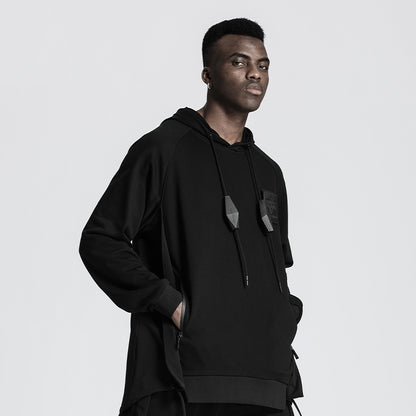 Streetwear Warrior Hoodies & Sweatshirts With Adjustable Drawstring For men