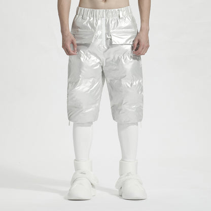 Streetwear Warrior Fleece / Cotton Pants With Elastic Waistband For men
