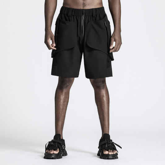 Utilitarian Warrior Shorts With Multi-Pocket Design For men