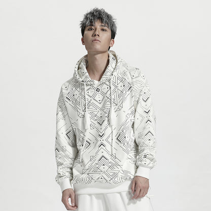 Avant-Garde Warrior Hoodies & Sweatshirts With Adjustable Drawstring For men