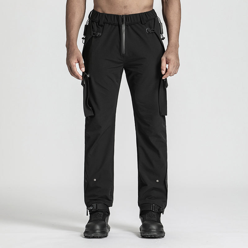 Minimalist Warrior Cargo Pants With Multi-Pocket Design For men