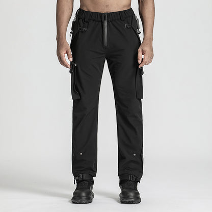 Minimalist Warrior Cargo Pants With Multi-Pocket Design For men