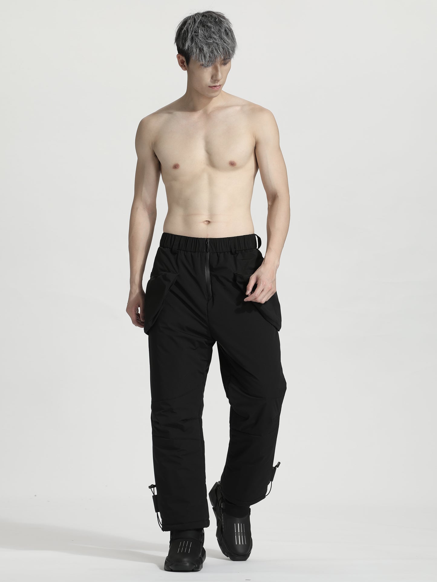 Loose/Relaxed Fit Warrior Fleece / Cotton Pants With Durable Ripstop For men