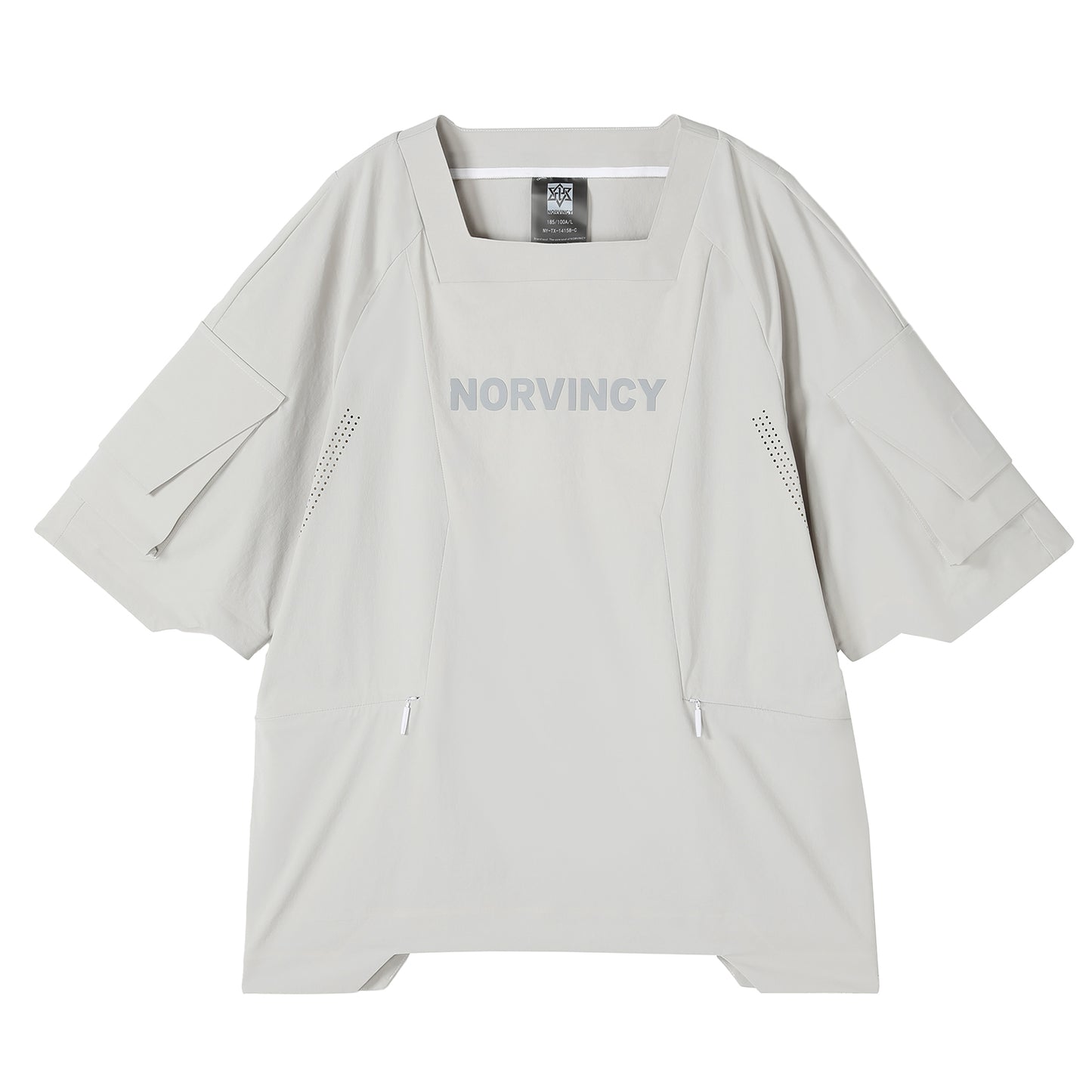 Patchwork panel Warrior T-Shirts With Durable Ripstop For men