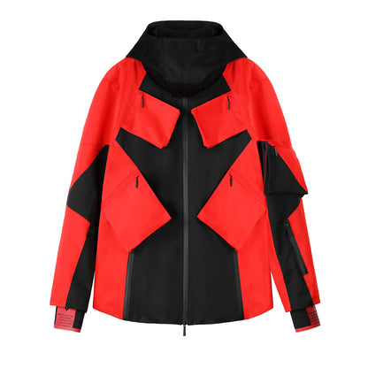 Techwear Style Warrior Windbreakers With Windproof For men