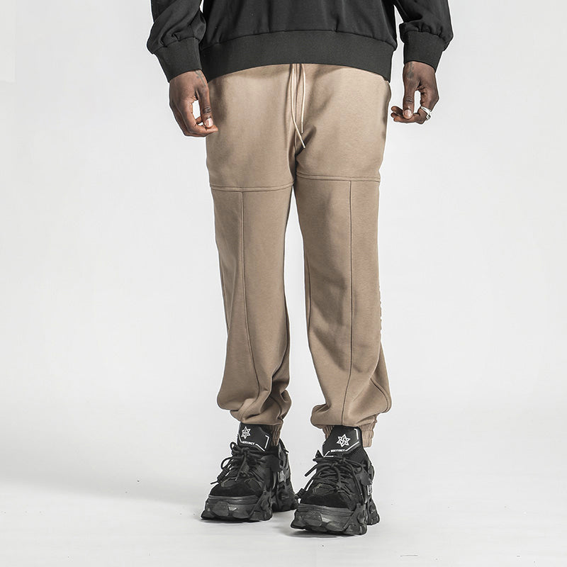 Minimalist Warrior Sweatpants With Elastic Waistband For men