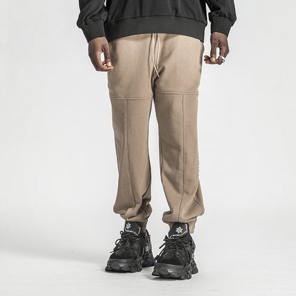 Minimalist Warrior Sweatpants With Elastic Waistband For men