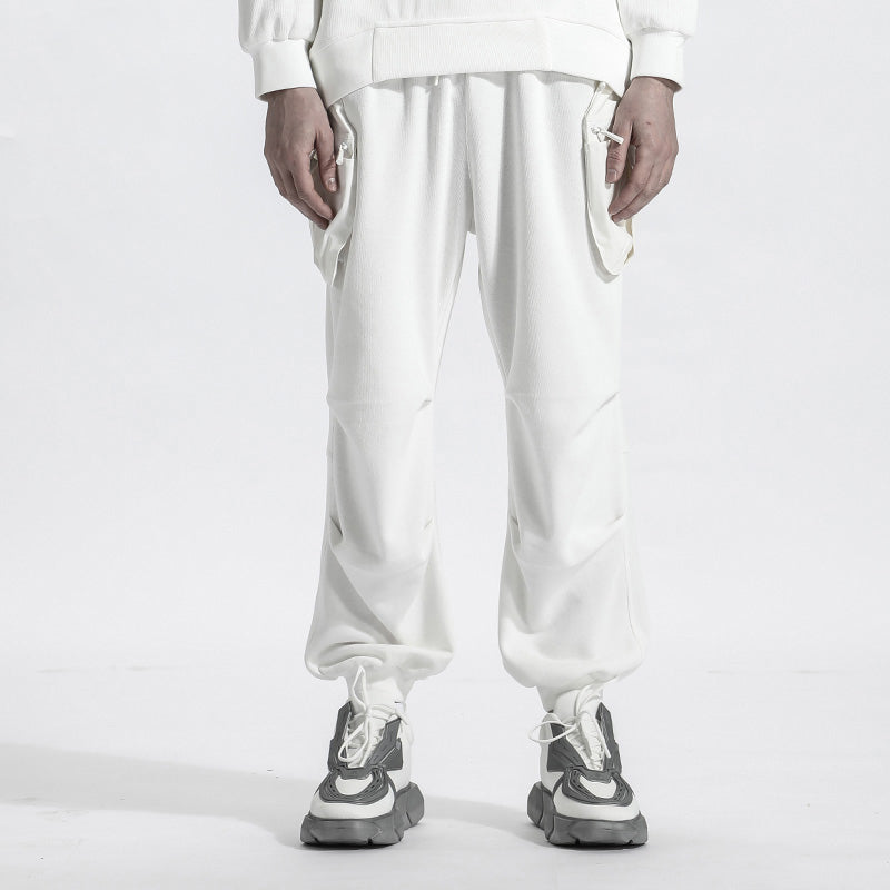 Minimalist Warrior Sweatpants With Elastic Waistband For men