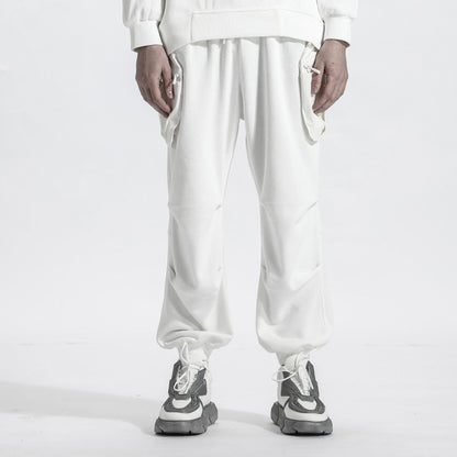 Minimalist Warrior Sweatpants With Elastic Waistband For men