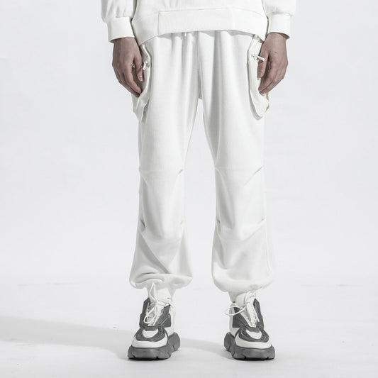 Minimalist Warrior Sweatpants With Elastic Waistband For men
