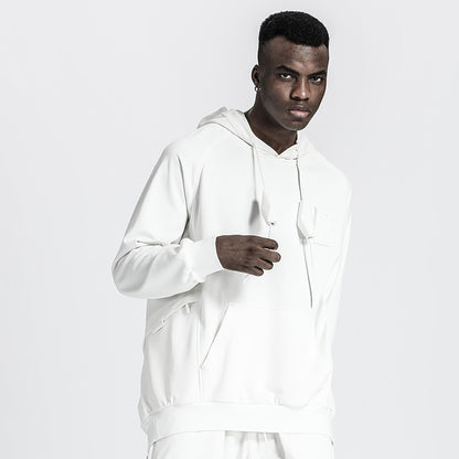 Streetwear Warrior Hoodies & Sweatshirts With Adjustable Drawstring For men