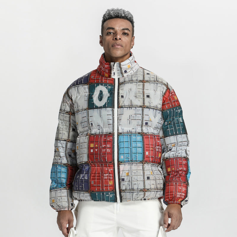 Streetwear Warrior Padded Jackets With Windproof For men