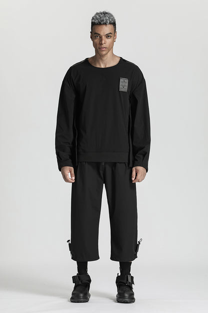 Tactical Warrior T-Shirts With Ribbed Cuffs/Hem For men