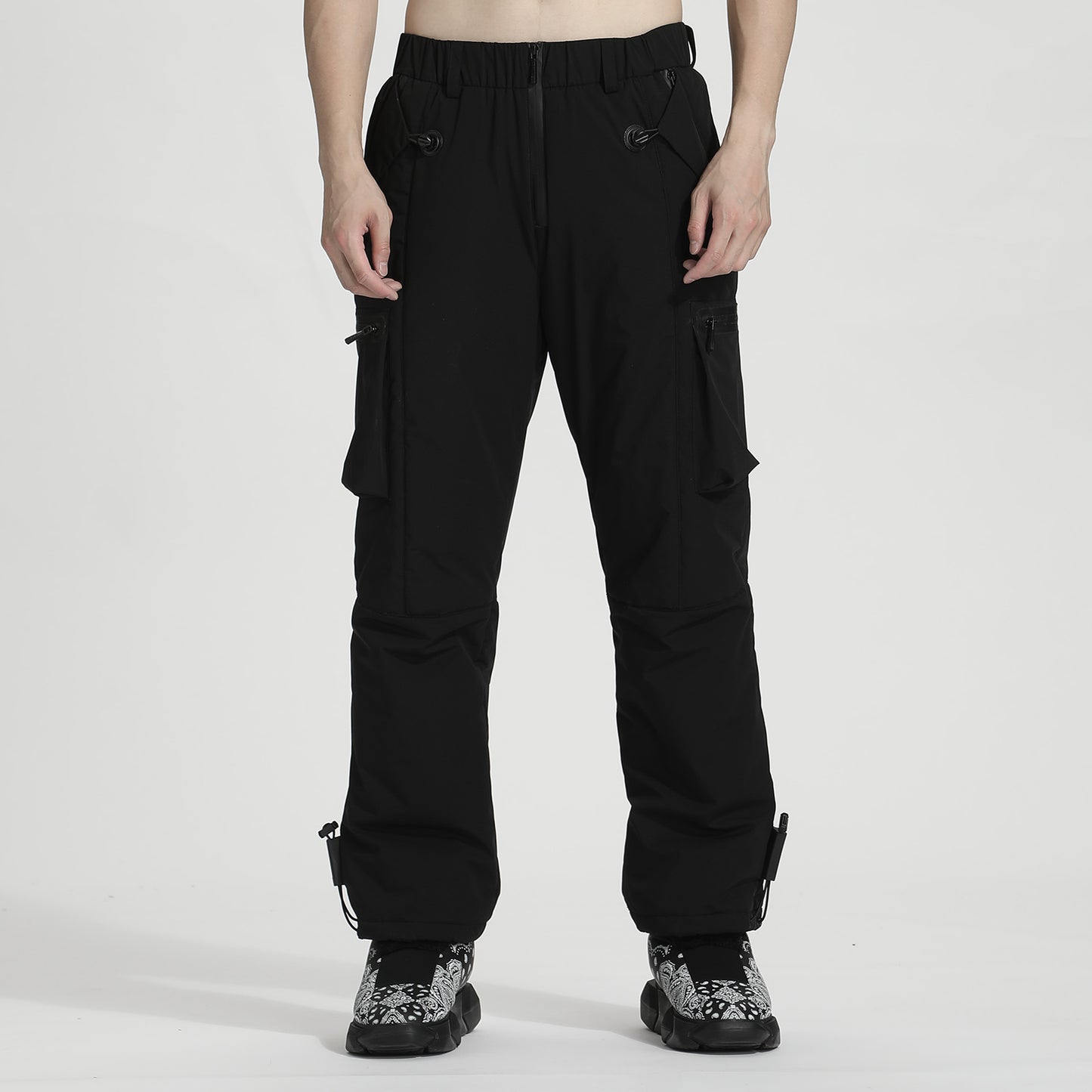 Loose/Relaxed Fit Warrior Fleece / Cotton Pants With Durable Ripstop For men