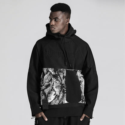 Avant-Garde Warrior Knitwear With Durable Ripstop For men