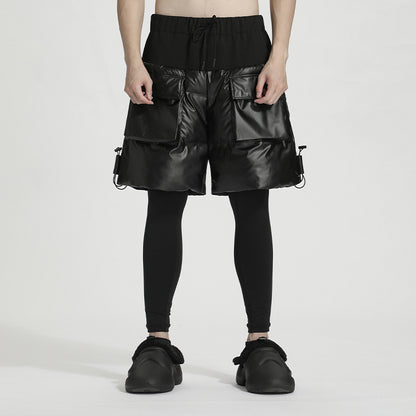 Streetwear Warrior Fleece / Cotton Pants With Elastic Waistband For men
