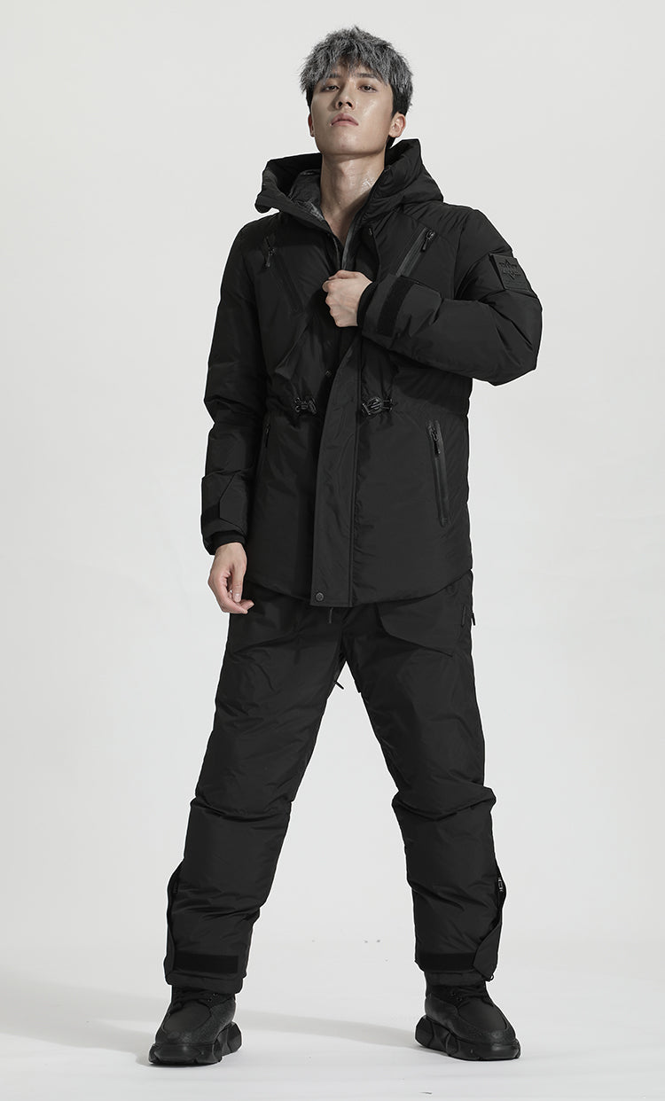 Tactical Warrior Down Jackets With Two-Way Zipper For men