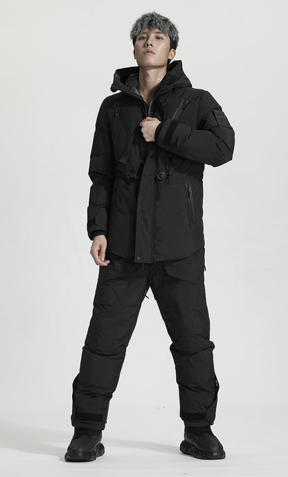 Tactical Warrior Down Jackets With Two-Way Zipper For men