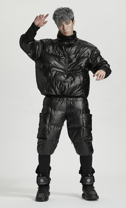 Streetwear Warrior Fleece / Cotton Pants With Elastic Waistband For men