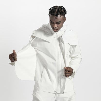 Avant-Garde Warrior Windbreakers With Adjustable Drawstring For men