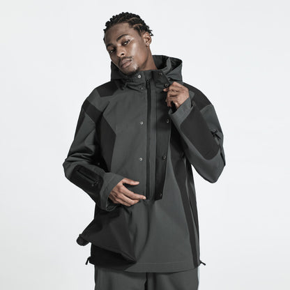 Cyberpunk Aesthetic Warrior Windbreakers With Windproof For men