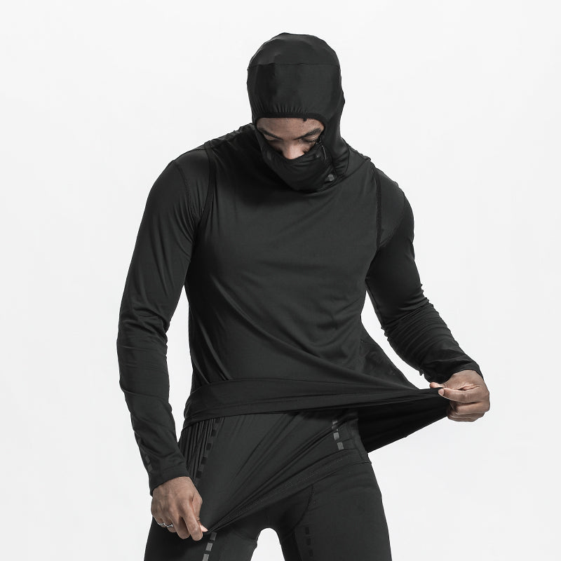 Slim Fit Warrior Base Layer Tops With Quick-Dry Fabric For men