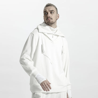 Avant-Garde Warrior Hoodies & Sweatshirts With Adjustable Drawstring For men