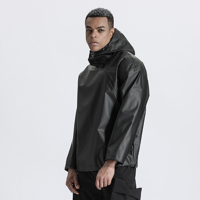 Minimalist Warrior Coats With Adjustable Drawstring For men