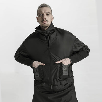 Longline Warrior Coats With Multi-Pocket Design For men