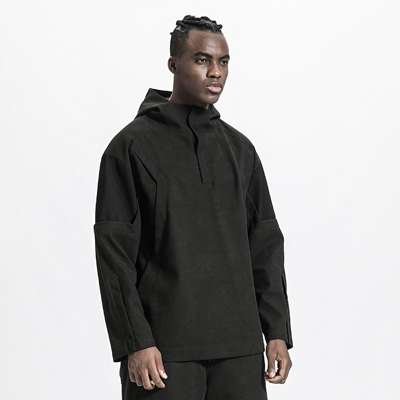 Patchwork panel Warrior Hoodies & Sweatshirts With Durable Ripstop For men