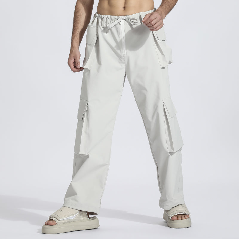 Minimalist Warrior Cargo Pants With Multi-Pocket Design For men