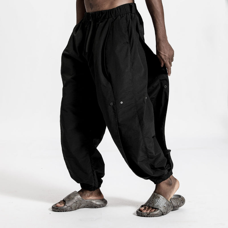 Patchwork panel Warrior joggers With Durable Ripstop For men