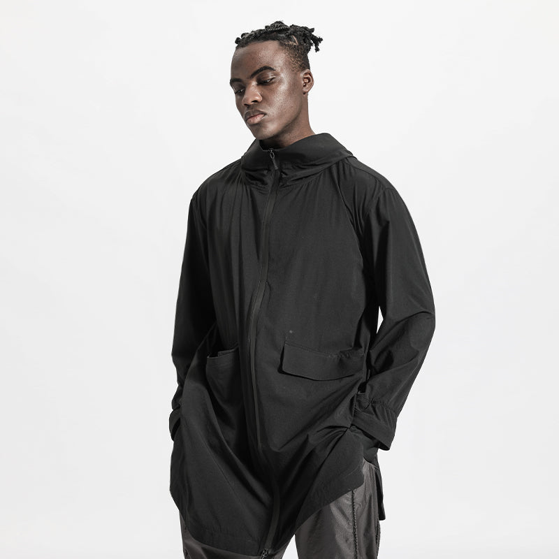 Longline Warrior Coats With Windproof For men