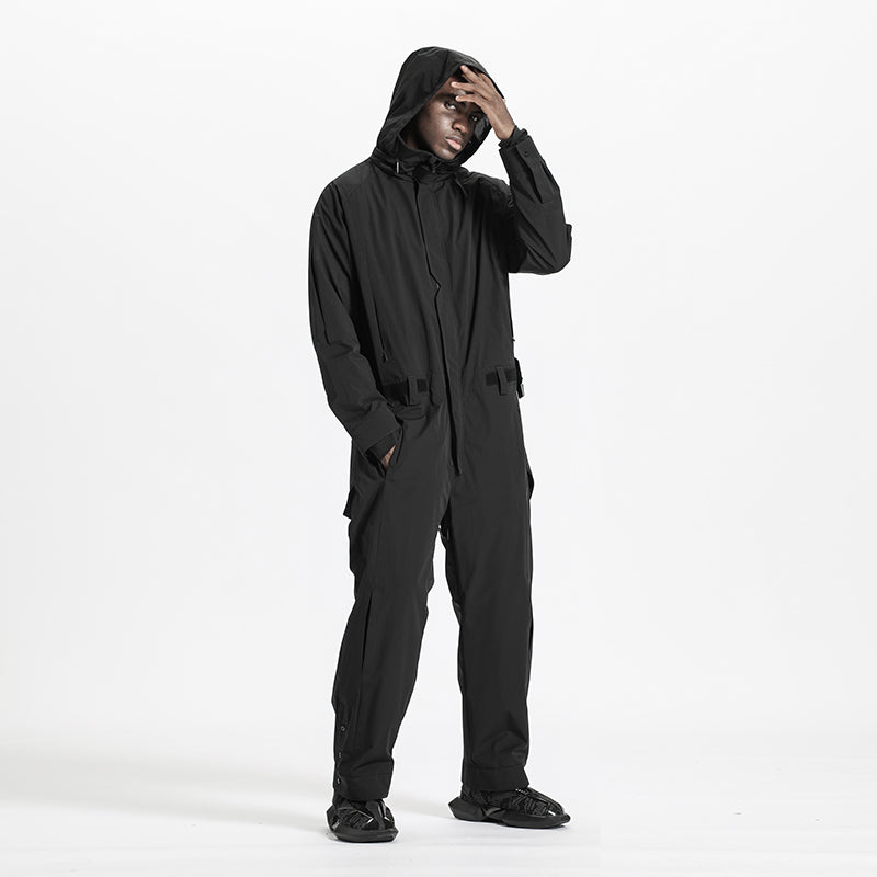 Loose/Relaxed Fit Warrior Jumpsuits With Multi-Pocket Design For men