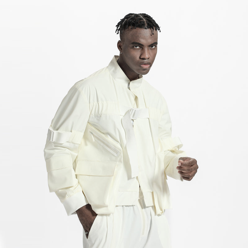 Loose/Relaxed Fit Warrior Jackets With Multi-Pocket Design For men