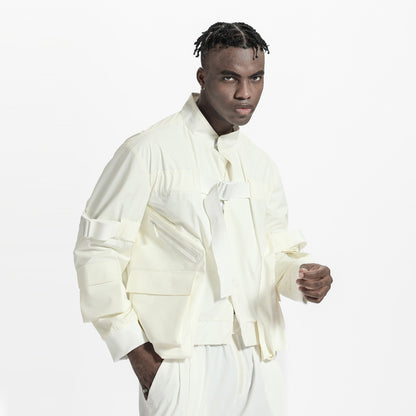 Loose/Relaxed Fit Warrior Jackets With Multi-Pocket Design For men