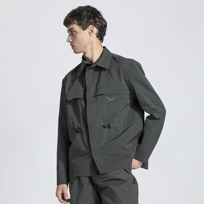 Minimalist Warrior Shirts With Adjustable Drawstring For men