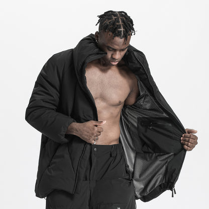 Minimalist Warrior Padded Jackets With Two-Way Zipper For men