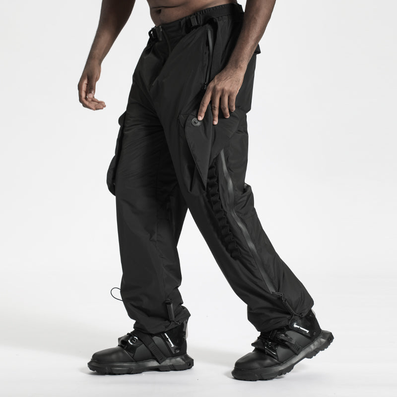 Utilitarian Warrior Cargo Pants With Multi-Pocket Design For men