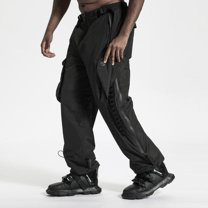 Utilitarian Warrior Cargo Pants With Multi-Pocket Design For men