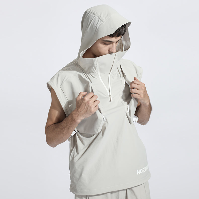 Patchwork panel Warrior Vests With Durable Ripstop For men